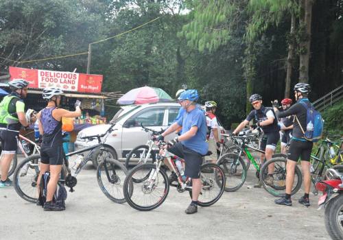 Nepal Mountain Bike Tours Down Hill